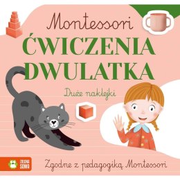 Zielona Sowa Książeczka edukacyjna Montessori. Ćwiczenia dwulatka Zielona Sowa