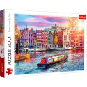 Trefl Puzzle Trefl Amsterdam, Holandia 500 el. (37428)