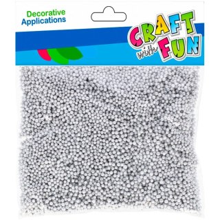 Craft With Fun Ozdoba styropianowa Craft With Fun Srebrne kulki styropianowe (501464)