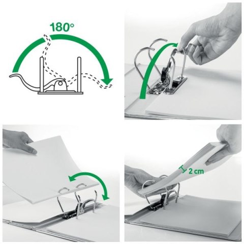 Leitz Segregator dźwigniowy Leitz WOW A4 80mm czarny (10050095)