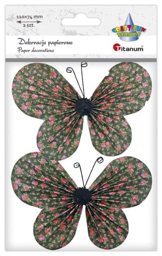 Titanum Ozdoba papierowa Titanum Craft-Fun Series motyle 3C (22YX0825-7A)