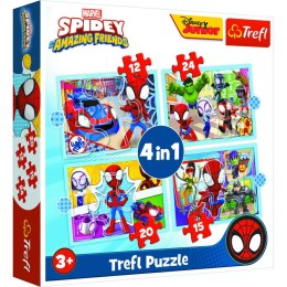 Trefl Puzzle Trefl 4w1 el. (34611)
