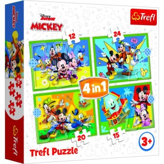 Trefl Puzzle Trefl 4w1 el. (34616)