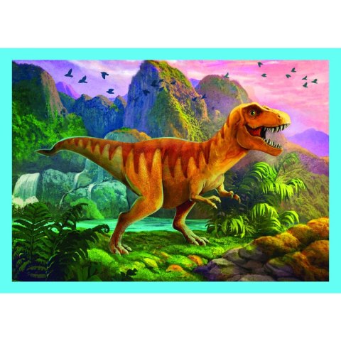 Trefl Puzzle Trefl Dinozaury 4w1 4w1 el. (34609)