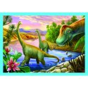 Trefl Puzzle Trefl Dinozaury 4w1 4w1 el. (34609)