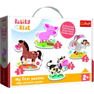 Trefl Puzzle Trefl puzzle baby classic Na farmie 18 el. (36127)