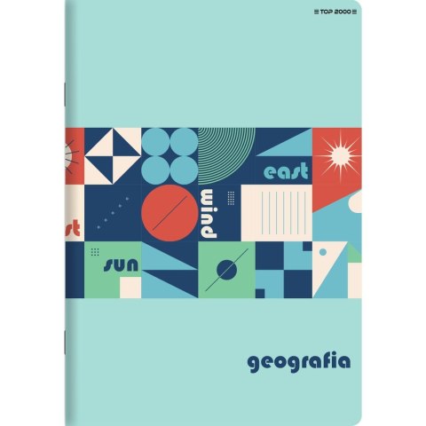 TOP-2000 Zeszyt TOP-2000 geografia A5 60k. 70g krata (400169461)