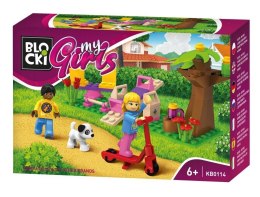 Blocki Klocki plastikowe Blocki My Girls Spacer po parku (KB0114)