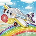 Fun&Joy Mozaika Glitter SAMOLOT Fun&Joy (FJSR2202)