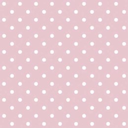 Paw Serwetki Lunch Dots light pink mix nadruk bibuła [mm:] 330x330 Paw (SDL066013)