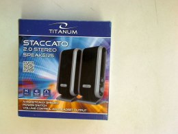 Titanum Głośnik Titanum Stacatto - czarny (tp102)