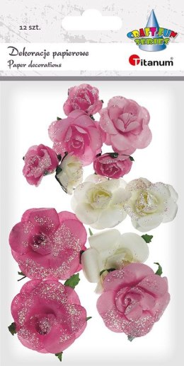 Titanum Ozdoba papierowa Titanum Craft-Fun Series kwiatki (22YX0825-12B)