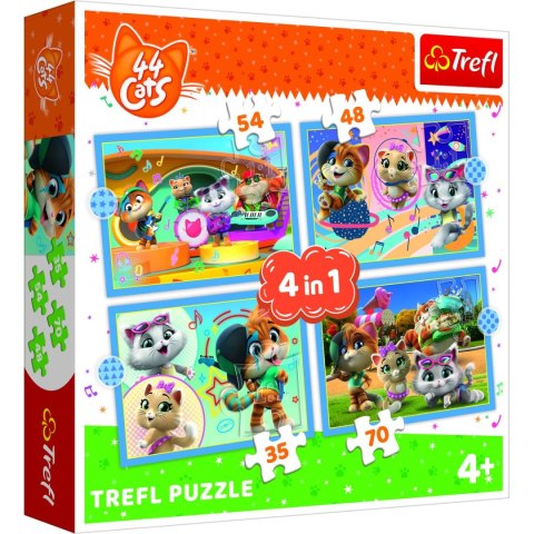 Trefl Puzzle Trefl 4w1 el. (34612)