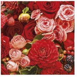 Paw Serwetki Red Bouquet miks bibuła [mm:] 330x330 Paw (TL122400)