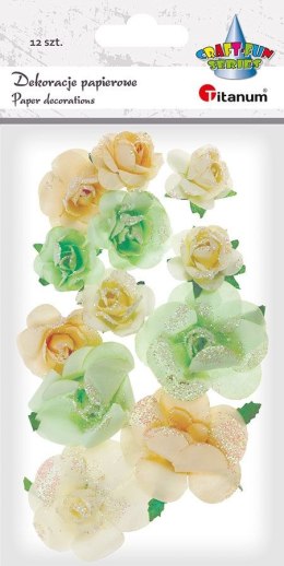 Titanum Ozdoba papierowa Titanum Craft-Fun Series kwiatki (22YX0825-12A)