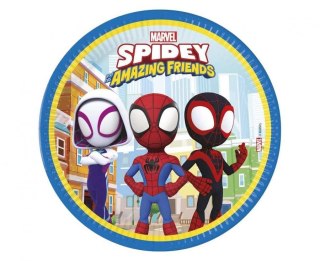 Godan Talerz jednorazowy Godan Spidey papier śr. 230mm 8 szt (94876)