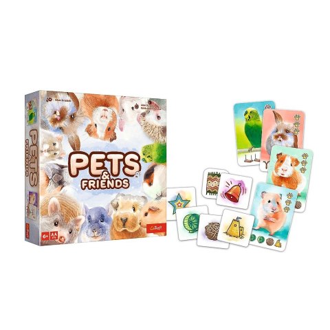 Trefl Gra pamięciowa Trefl Pets & Friends (02443)