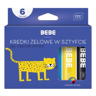 Interdruk Kredki ołówkowe Interdruk BB KIDS 6x10g 5902277316608 6 kol. (IFARPLSZTBB)