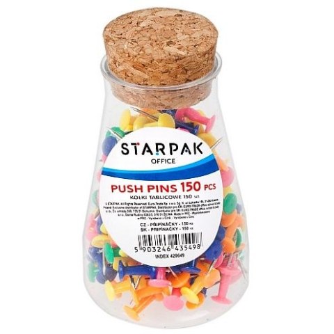 Starpak Pinezki Starpak kolor: mix 150 szt (429649)