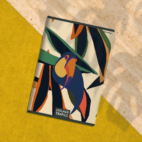 Top 2000 Zeszyt Top 2000 COLLAGE TROPICS A5 96k. 70g linia (400157940)