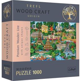 Trefl Puzzle Trefl drewniane Francja - znane miejsca 1000 el. (20150)