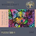 Trefl Puzzle przestrzenne Trefl drewniane Kolorowy szczeniak 501 el. (20160)
