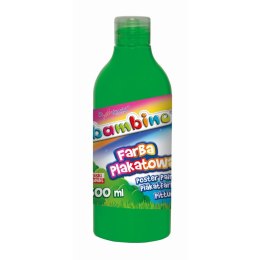 Bambino Farby plakatowe Bambino Bambino w butelce 500 ml kolor: zielona 500ml 1 kolor. (zielona)