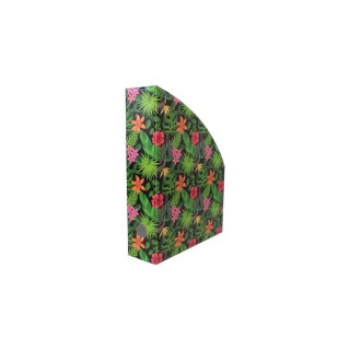 Biurfol Pojemnik na dokumenty pionowy Biurfol Flowers A4 mix PVC PCW (NSE-01-20)