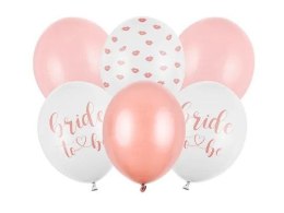 Partydeco Balon gumowy Partydeco Bride to be, mix mix 300mm (SB14P-328-000-6)