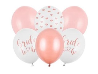 Partydeco Balon gumowy Partydeco Bride to be, mix mix 300mm (SB14P-328-000-6)