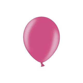 Partydeco Balon gumowy Partydeco metalizowany 100 szt fuksja 300mm (14M-064)