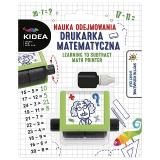 Kidea Zestaw pieczątek Kidea ODEJMOWANIE DRUKARKA MATEMATYCZNA (NODMKA)