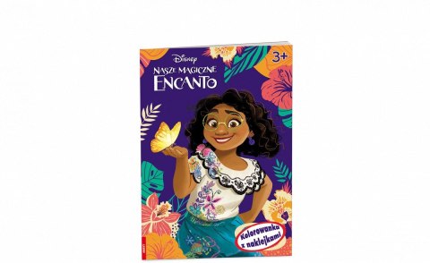 Ameet Książka dla dzieci Nasze magiczne Encanto Kolorowanka z Naklejkami Ameet