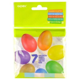 Arpex Dekoracja jajek barwniki do jaj w 7 kolorach Arpex (SW7279)