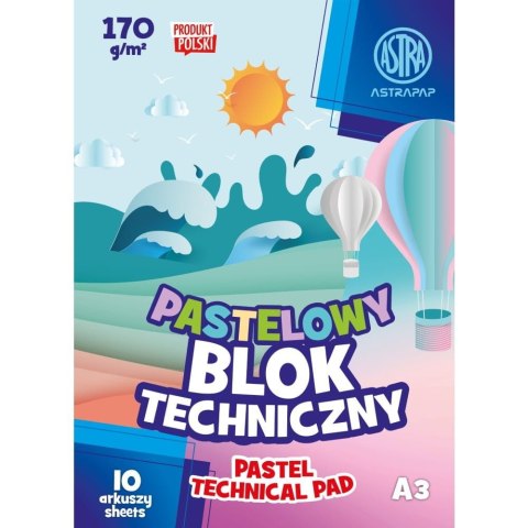 Astrapap Blok techniczny Astrapap kolorowy (106022004) Astrapap Blok techniczny Astrapap kolorowy (106022004)
