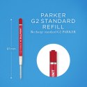 Parker Wkład do długopisu Parker ECO, czerwony Mmm (2166545)