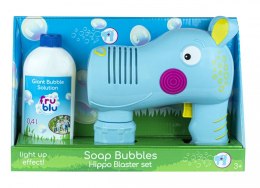Tm Toys Bańki mydlane Tm Toys Fru Blu Blaster Hippo + Płyn 0,4L (DKF0161)