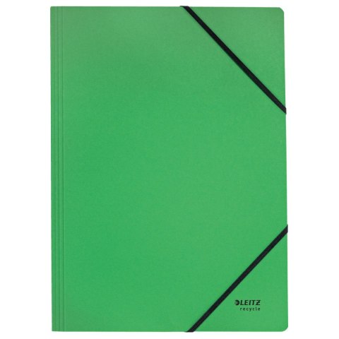 Leitz Teczka kartonowa na gumkę recycle A4 zielona 430g Leitz (39080055) Leitz Teczka kartonowa na gumkę recycle A4 zielona 430g Leitz (39080055)