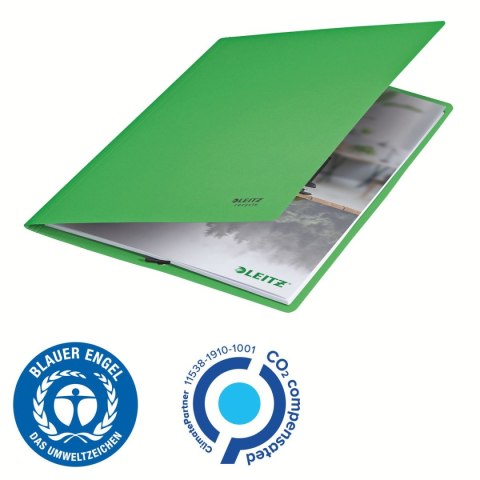 Leitz Teczka kartonowa na gumkę recycle A4 zielona 430g Leitz (39080055) Leitz Teczka kartonowa na gumkę recycle A4 zielona 430g Leitz (39080055)