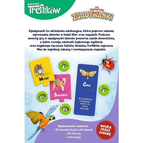 Trefl Gra edukacyjna Trefl Zgadywanki - Rodzina Treflików (02338) Trefl Gra edukacyjna Trefl Zgadywanki - Rodzina Treflików (02338)