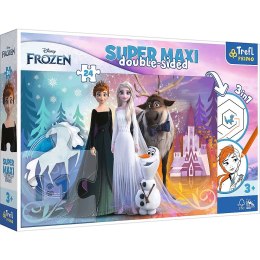Trefl Puzzle Trefl Frozen 2 Super maxi Wesoły Świat Krainy Lodu 24 el. (41000)