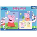 Trefl Puzzle Trefl świnka Peppa Baby MAXI 2x10 Pogodny dzień Peppy 20 el. (43001)