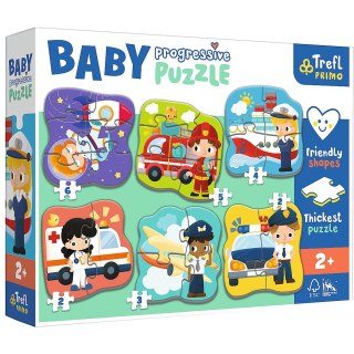 Trefl Puzzle Trefl baby Zawody i pojazdy (44001)