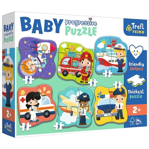 Trefl Puzzle Trefl baby Zawody i pojazdy (44001)