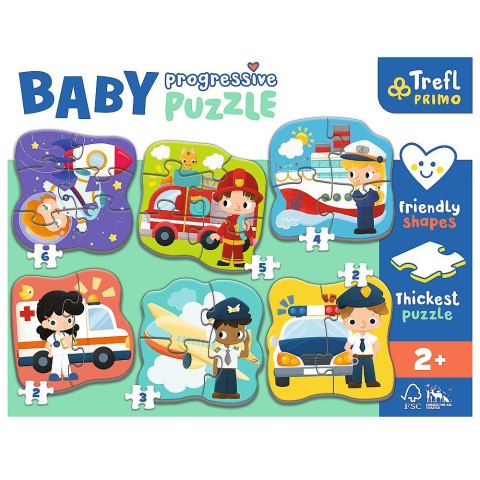 Trefl Puzzle Trefl baby Zawody i pojazdy (44001)