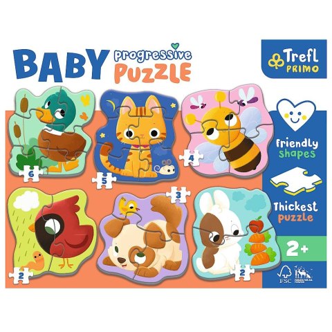 Trefl Puzzle Trefl baby Zwierzęta (44003)