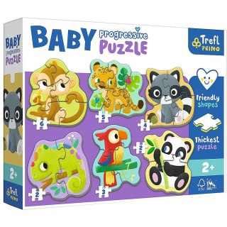 Trefl Puzzle Trefl Amscar Films Bing baby Zwierzęta egzotyczne (44005)