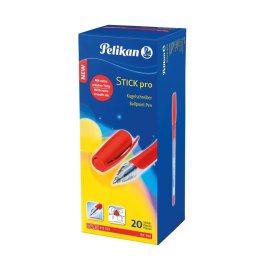 Pelikan Długopis Pelikan Stick Pro K91 czerwony (PN912329)