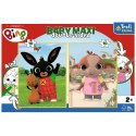 Trefl Puzzle Trefl świnka Peppa Baby MAXI 2x10 Królik Bingy 20 el. (43002)