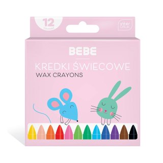 Bebe Kredki świecowe Bebe BB KIDS 12 kol 5902277326683 12 kol.